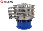 2-500 Meshes Round Rotary Vibrating Screen Machine For 1-5 Load Layer