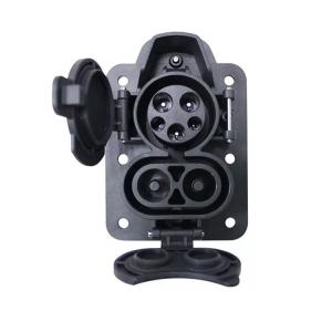 China CCS 1 Dc Fast Charge Connector Socket Adapter US 200A CCS Inlet Dc EV Charger Accessories on sale