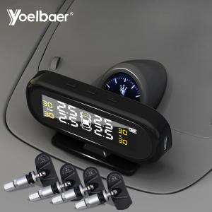 Factory Directly Sell Car TPMS USB Solar Power Tyre Pressure Monitoring System