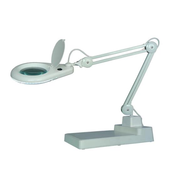 Quality Internal Springs Magnifying Arm Lamp , Magnifying Glass Led Light Lamp With Heavy Base for sale