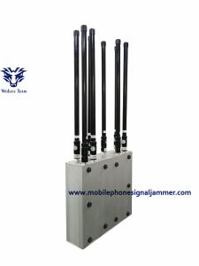 5 Antennas GPS Wifi Signal Jammer Blocker 25 Watt For Exam Hall Jamming System