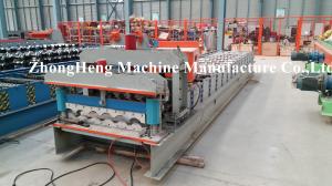 Color coated Small Glazed Tile Roll Forming Machine with PLC Inverter controller