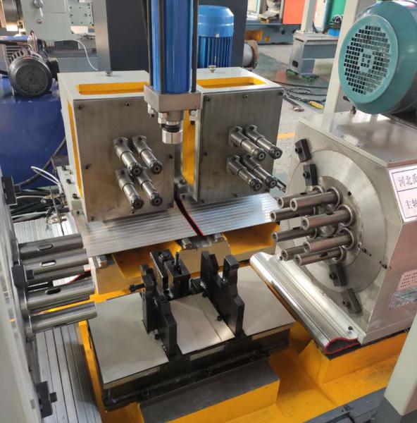 PLC System Gate Valve Hydraulic Valve Cnc Drilling And Tapping Machine Three