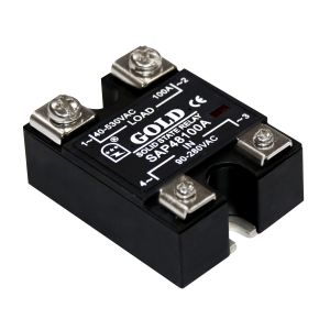 Panel Mount 5A-100A 2500VAC 1 Phase AC SSR Relay