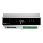 RS-485 Triac Dimming Controller 4 Channels 120 To 277V DIN RAIL Override Input