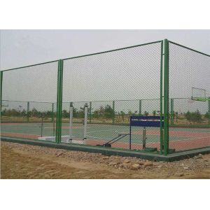 China Hot Dipped Galvanized Woven 3.0mm Diamond Chain Link Fence on sale