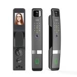 6068 Mortise Tuya APP Password Card Fingerprint Electronic Door Lock With Face