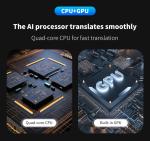 Portable Audio Instant Voice Translator Break Down Language Barriers Custom
