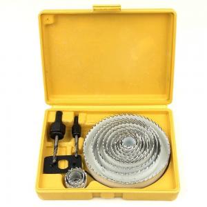 China Steel Hole Saw Cutter Kit 16Pcs for Wood / Plasterboard / Plastic and Non Ferrous on sale