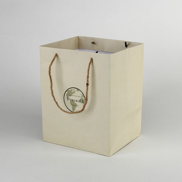 Recycled Custom Paper Shopping Bag packaging design solutions