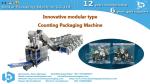 New design table type counting packing machine with 8 bowls and bucket conveyor