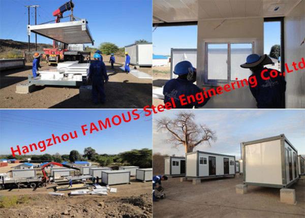 Quality Easy Assembly Prefabricated Movable Container House With Low Cost Prefab Folding Container Homes for sale