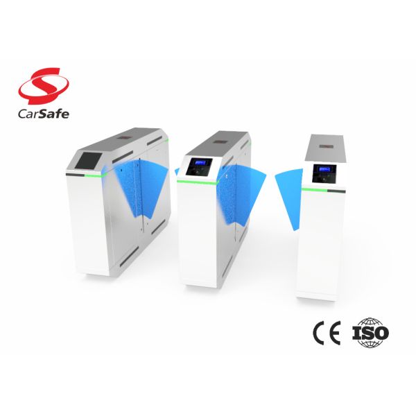 RFID Card Reader Flap Barrier Turnstiles Face Recognition Fingerprint Access