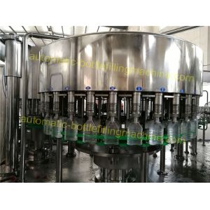 Pure Water Bottling Equipment , Automatic Bottle Filling Capping Machine