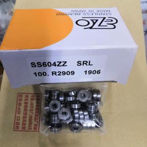 China EZO SS604ZZ stainless steel  ball bearing wholesale