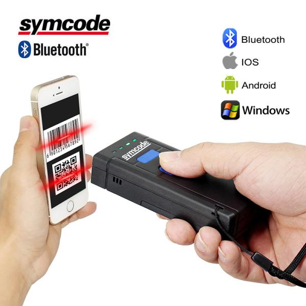 Quality Portable 2D Wireless Handheld Barcode Scanner SPP Mode And Scan Switch for sale