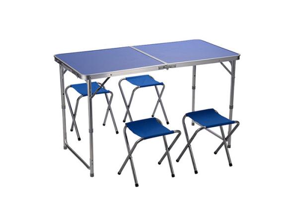 Quality Multipurpose Garden Folding Table And Chairs With MDF Table Top for sale