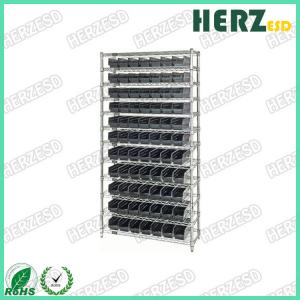 China Customized ESD Storage Shelves , Industrial Wire Shelving System Resistance 10e6-10e9 Ohm wholesale