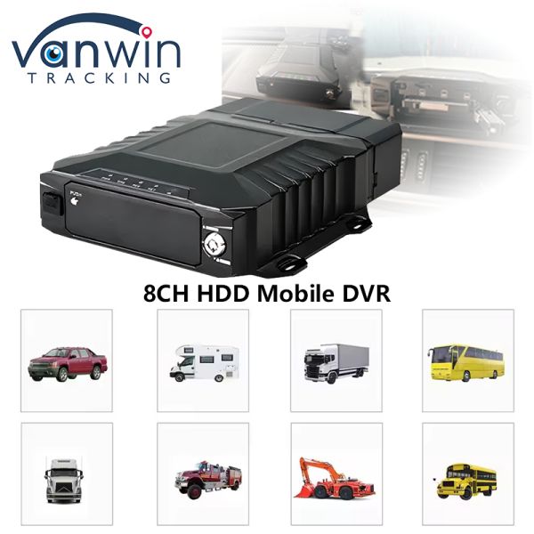 8 Channel 4G Wifi 1080P HDD Mobile DVR
