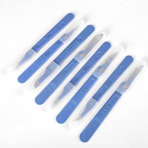 Sterile Disposable Surgical Blade Disposable Sheath Guarded Scalpel