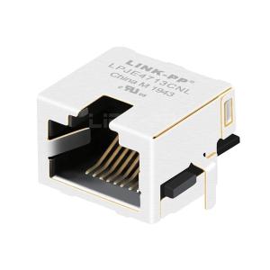 China LPJE4713CNL 1X1 Port Without LED PCB Edge THT Shielded Low Profile RJ45 Jack Without Integrated Magnetics wholesale