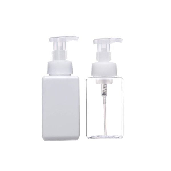 PETG PP Pump Container Bottle , 450ML Empty Plasic Bottle With Lotion Pump