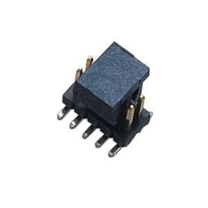 Dual Row SMT Right Angle Header Connector 1.27 Mm Pitch PA9T 2x20 Pin