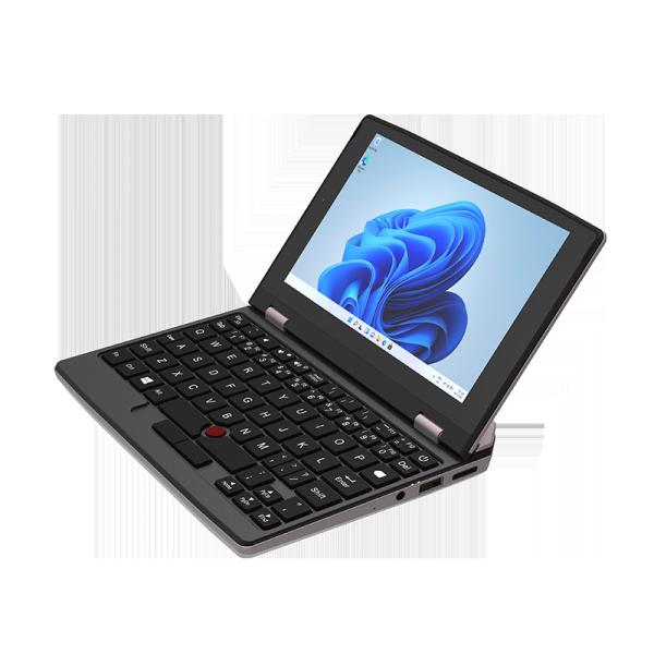 A7 laptops computer 7 inch cheap dual core double screen mini laptop intel J4125