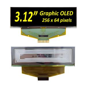 China 3.12 Inch Industrial Grade OLED Display Module- 256x64 Pixels, 30-Pin with SPI, I2C Interfaces wholesale