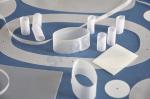 Ultrasonically Slitting Filter Mesh Ribbons Narrow Strips With Closed Edges