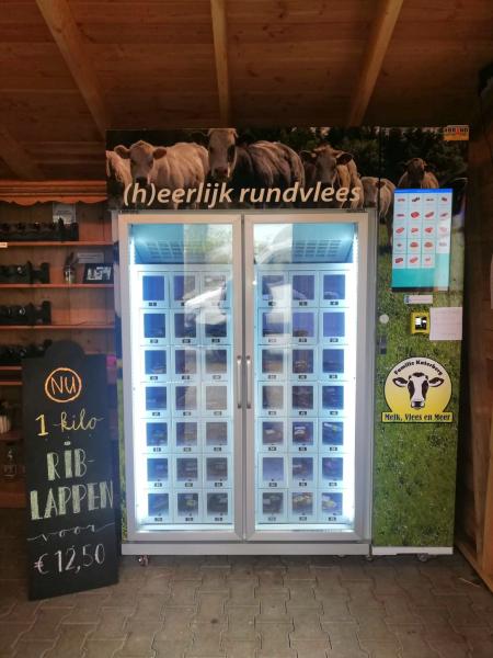 Micron Exported Globally Customized Locker Vending Machine For Eggs Cheese Fresh