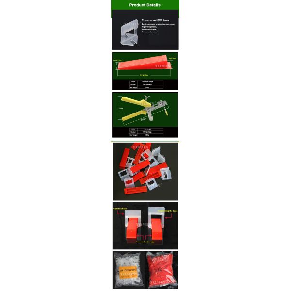 Lippage Spacer Tile Accessories Floor Tile Spacer Leveling System Tile Leveling Clips