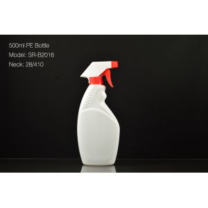 500ml HDPE trigger bottle,liquid industrial use detergent plastic bottles