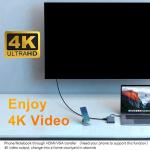7-in-1 USB C Type C Docking Station with HDTV HDMI VGA USB RJ45 and Fast Data