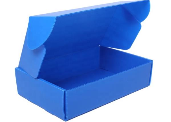 Quality Collapsible Corrugated Plastic Storage Boxes With Lid , Flute Corrugated Polypropylene Boxes for sale