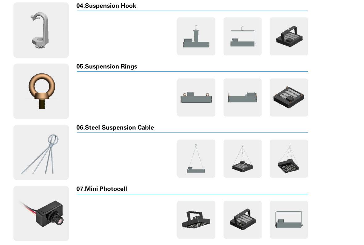 LED Parking Light Aluminum Outdoor Lighting Motion Sensor 1-10V Dali Dimming High Brightness Led Road Lamp