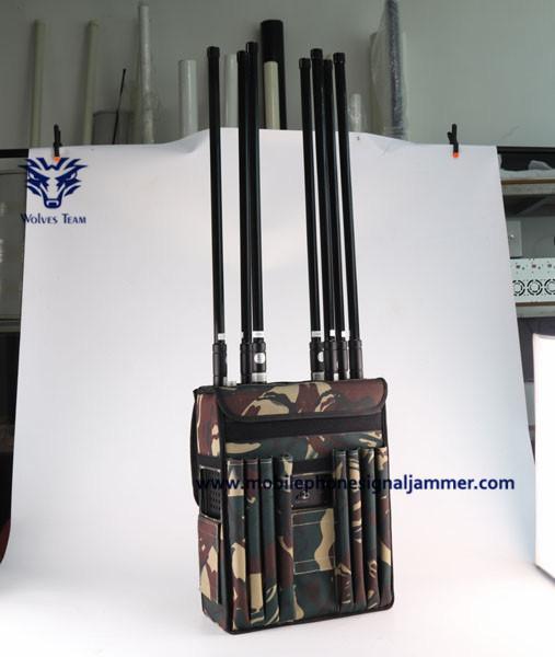 Quality Durable High Power EOD Backpack WIFI GPS Cell Phone Signal Jammer Military Manpack RF Jammer for sale