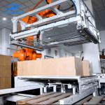 Adjustable Speed Auto Layer Palletizing Robot PLC Control Robot Palletizer