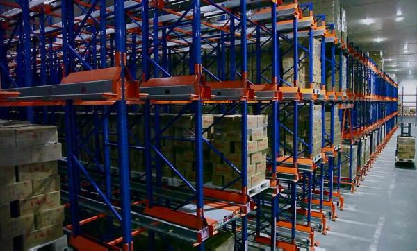 Quality Automantic Heavy Duty Radio Shuttle Racking , storage racking system for sale