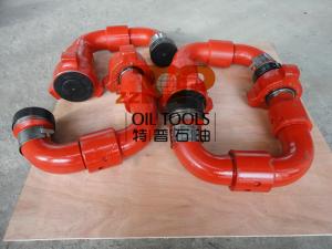 China 5000psi Wellhead Manifold Hydraulic Swivel Joint Type 90 For Pipe Line Connection wholesale