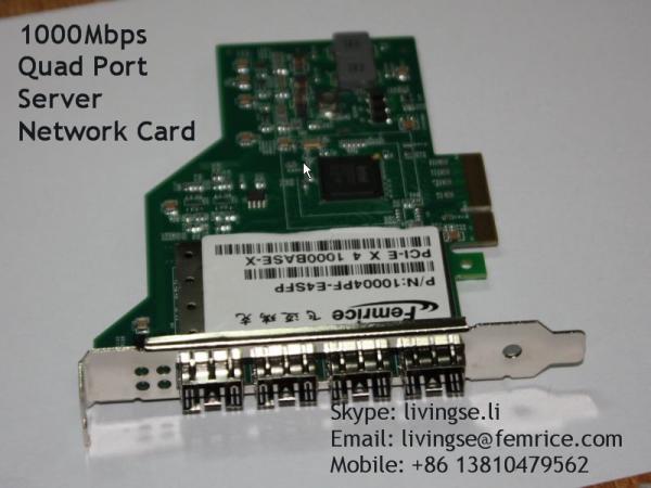 Quality IEEE802.3 Network Standard 1000Mbps Ethernet fiber optical network adapter for sale