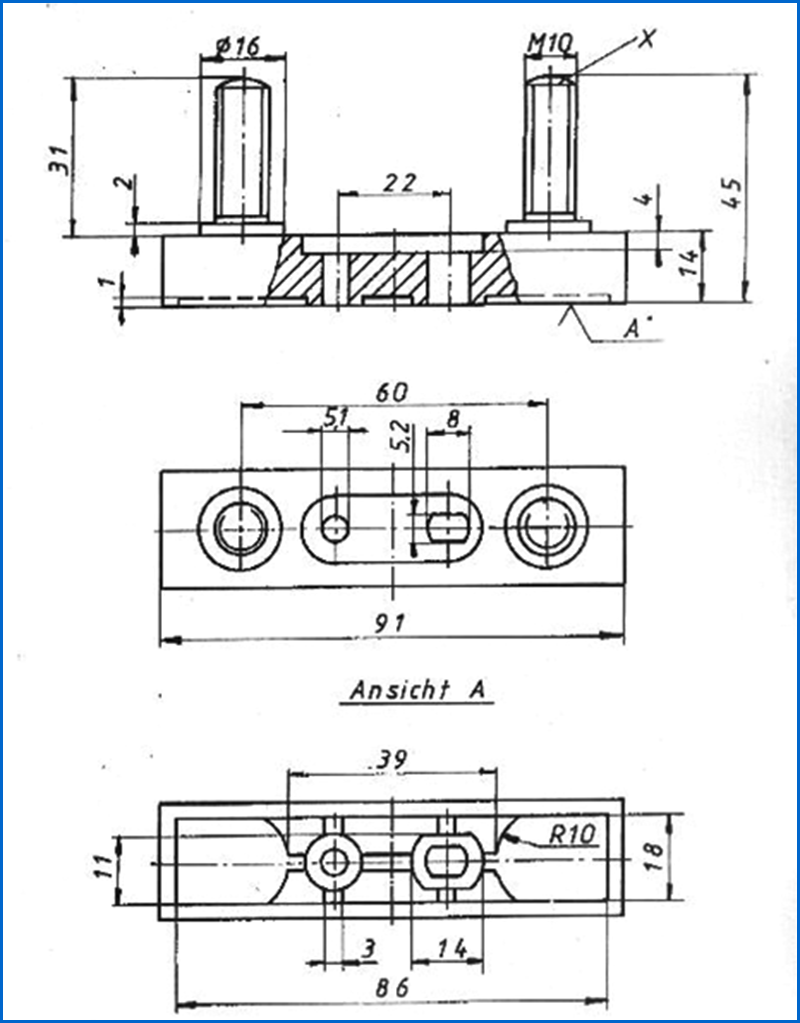 Linde Forklift Parts UL94-V0 Fireproof Level Bolt On Fuse Holder 3253573925 Fixture