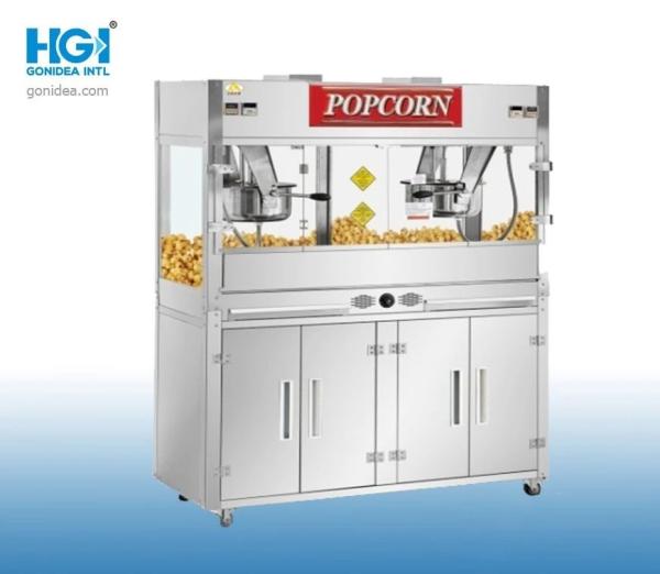 Quality Stainless Steel Popcorn Maker Machine With Removable Tray & Adjustable Timer for sale