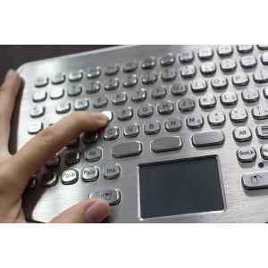 IP65 Static Vehicle Metal Ruggedized Keyboard Waterproof Touchpad 94 keys