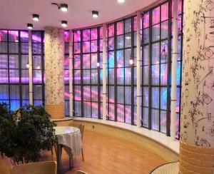 China Easy To Install High Transparency P3.91 P10.42 Transparent RGB LED Display wholesale