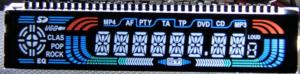 China Car Audio Custom Lcd Segment Display Negative Segment VA Lcd Display 3.0 V wholesale