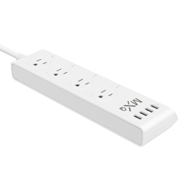 Fast Charging 4 USB Network Controlled Power Strip With Timer / Countdown