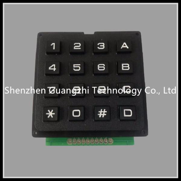 4 * 4 Matrix Industrial Plastic Computer Keyboard 16 Key USB /R232 Interface