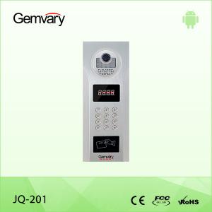 China Android 4.0 TCP/IP Video Intercom System LED Segment Displays Door Camera JQ-201 wholesale