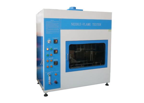 Needle - Flame Testing Method Flammability Test Chamber Small Flame Effect Fire